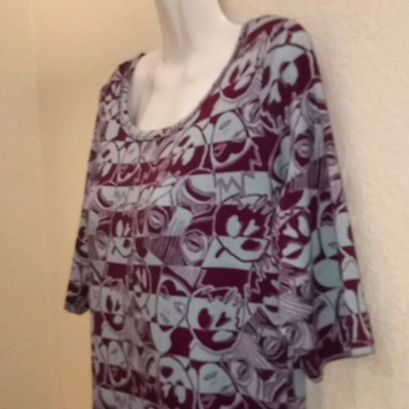 LulaRoe Disney Evil Queen & Apple Julia Dress - Picture 2 of 13